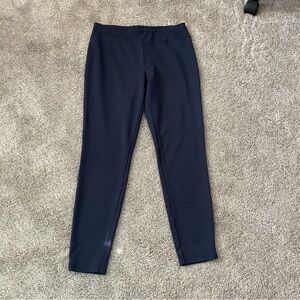Lena Gabrielle Elegant Women's Leggings Pants Navy Blue 4